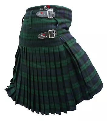 Mens Kilt Scottish Tartan Kilts Highland Casual Wear 4 Acrylic Tartans AAR • $30.99