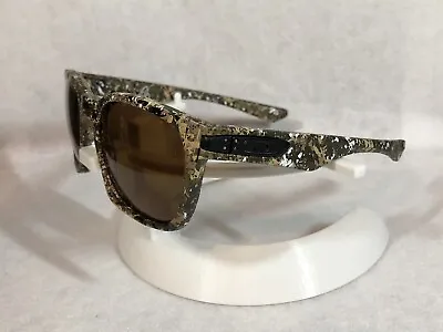 Customized Oakley Garage Rock Sunglasses - Brown Splatter W/ Brown Lenses • $129
