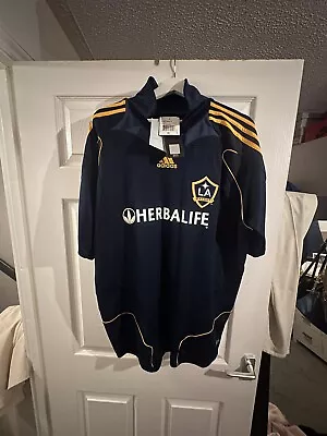 BNWT Adidas LA Galaxy Away Shirt 23 Beckham XL Men’s Rare 2007 2008 2009 • £125