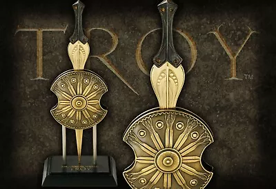 Troy Miniature Letter Opener Achilles (Brad Pitt) Sword & Shield Gift Box Noble • $39.99