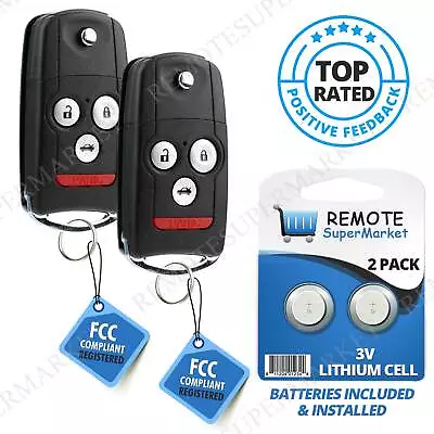 2 Replacement For Acura 2007-2008 TL Remote Car Flip Key Fob Keyless Entry • $29.95