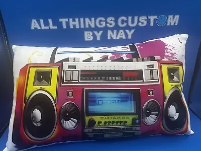 Boombox Pillow • $20