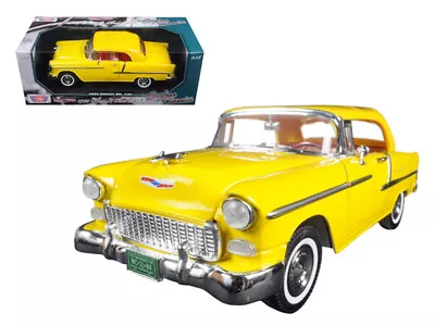 1955 Chevrolet Bel Air Convertible Soft Top Yellow  Timeless Classics  1/18 Diec • $68.99