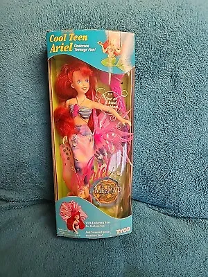Disney's The Little Mermaid Cool Teen Ariel Doll Tyco 1992 #1864-1 Nrfb  • $15