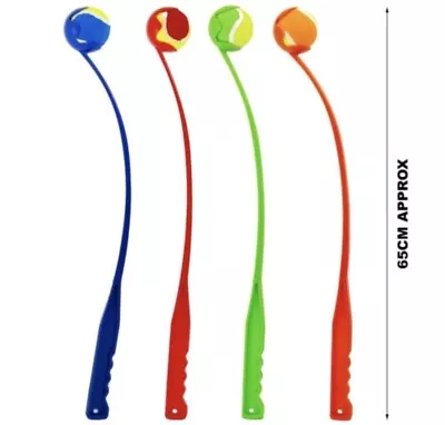 £8.44 • Buy 2 X DOG BALL LAUNCHERS THROWERS PET TRAINING WALK FUN CHUCKER TOY LARGE 65cm UK