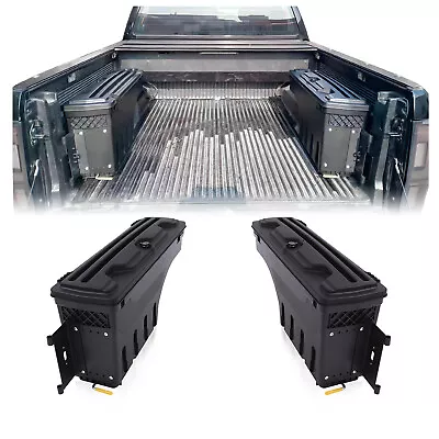 For Ford Ranger PX2 PX3 2012-2022 Wildtrak Black Secure Swing Case Tool Box Pair • $433.15