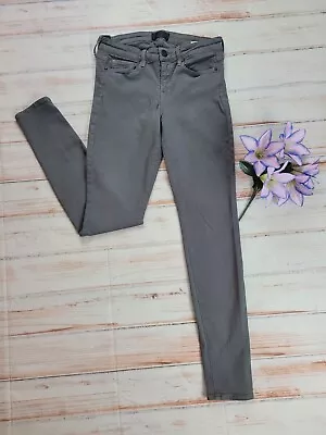 VINCE Womens Size 28 Dark Mid Rise Skinny Jeans Riley Legging Gray • $15.98