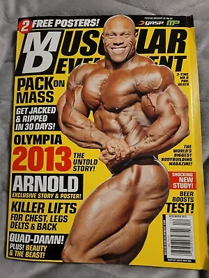 MUSCULAR DEVELOPMENT Bodybuilding Muscle Magazine PHIL HEATH  12/2013 • $14.99