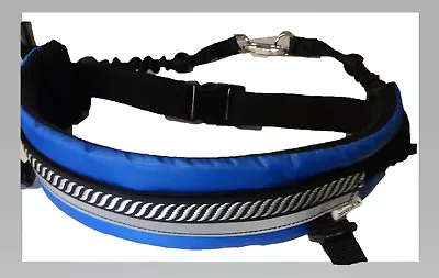 MMDOGGEAR Canicross Belt Fixed Shock Lines & Removable Leg Strap + Bungee Lead   • £28