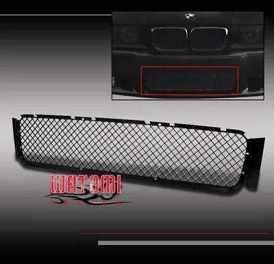 92-98 Bmw E36 M3 Front Bumper Lower Center Sport Abs Grille Grill Insert Black • $32.95