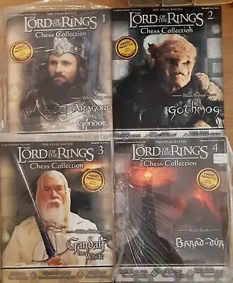 £10 • Buy Lord Of The Rings Full Chess Set Magazines.