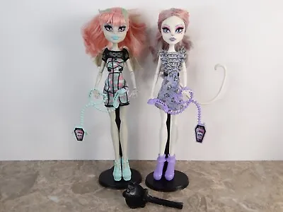 Monster High Ghoul Chat Rochelle Goyle Catrine DeMew Doll Stand Phone Wings Tail • $155