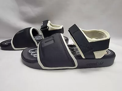 Adidas X Pharrell Williams Adilette 2.0 Sandals Men Size 11 #GZ1892 Black White • $59.99