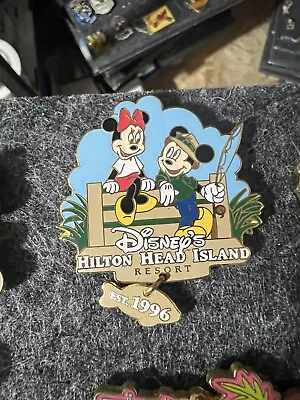 Disney's Hilton Head Island Resort 2000 Disney Pin Mickey Mouse Fishing  • $1.25