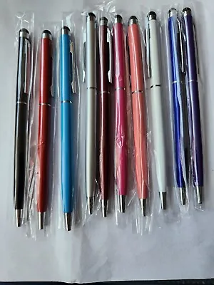 10x Universal Capacitive Touch Screen Stylus Ball Pens For All Mobile Phone Tab • £3.99