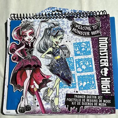 Monster High Fashion Sketch Set Stencils & Stickers Book Mattel • $9.95