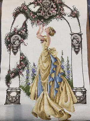 £150 • Buy Finished Completed Cross Stitch (The Rose Of Sharon,Mirabilia)