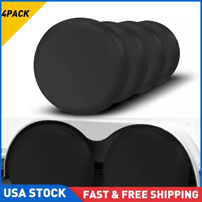 4PCS Waterproof Wheel Tire Covers Sun Protector For RV Truck Trailer SUV 27-29  • $19.99