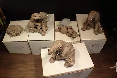 The Herd Elephant Collection By Martha Carey  5 Pc. Lot 31213122312331243125 • $150