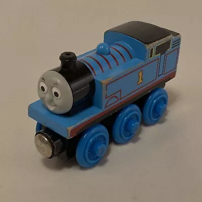 Thomas The Train Wooden Tank Steam Engine Blue #1 Vintage 2003 • $12.95