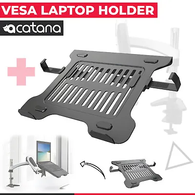 VESA Laptop Holder Mount Adapter Tray For Monitor Stand Arm Desk Mount Notebook • $32