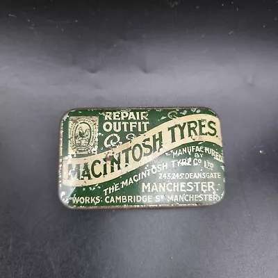 £13.50 • Buy Rare Macintosh Tyres Repair Outfit Tin Vintage Collectable Automobilia