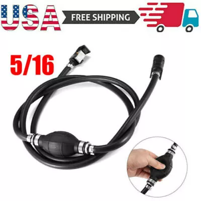 5/16  Fuel Gas Hose Line Assembly With Primer Bulb Marine Outboard Boat Motor • $18.50