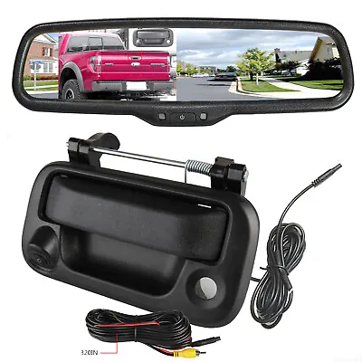 4.3  OEM Mirror Monitor Tailgate Handle Backup Camera For Ford F150 2004-2014 • $97.65