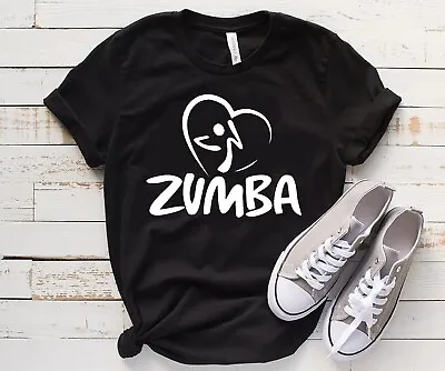 $19.99 • Buy NEW! ZUMBA Love Heart Logo Workout Women T-shirts Unisex S-3XL Various Colors