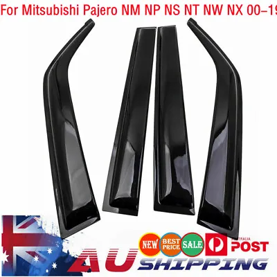 Weather Shields Weathershields For Mitsubishi Pajero NM NP NS NT NW NX 2000-2019 • $34.99