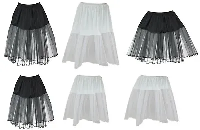 £8.95 • Buy Underskirt 50's 60s Under Slip Rock N Roll Fancy Dress Petticoat UK