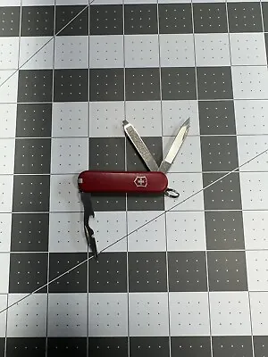 Victorinox Rally Red 58mm Swiss Army Pocket Knife - Pipetboy - Logo - 4547 • $20