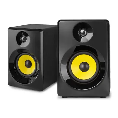 Vonyx 40B Active Studio Monitors (Pair) 4  Powered Multimedia Speakers Black • £97