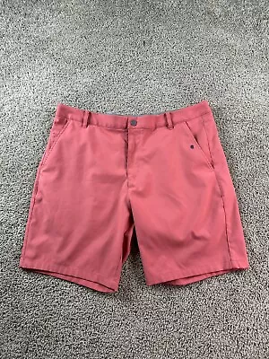 PUMA Golf Shorts Mens 36 Pink Lightweight Hybrid Performance Pockets FLAW • $17.99