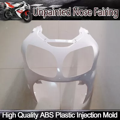 Unpainted Nose Fairing Front Headlight Cowl For Kawasaki Ninja ZX12R 2000 - 2001 • $29.99