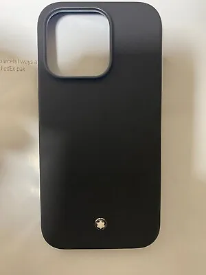MONTBLANC  Selection Phone Case IPhone  14 PRO BLAC Cover Case • $230