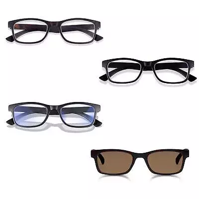 Reading Glasses For Men & Women Reading Sunglasses & Computer Glasses+1 - +3.5 • £3.99