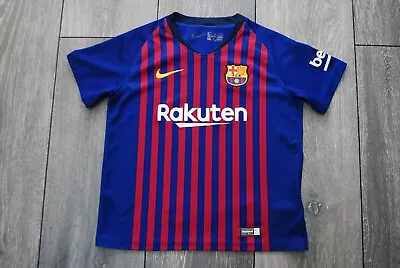 Kids Boys 4-5 Years 104-110 Cm. Barcelona Home Football Shirt 2018-2019 Jersey • $9.99