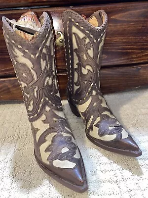 Old Gringo Cowboy Boots Absolutely Gorgeous Detail! Size 7 • $400