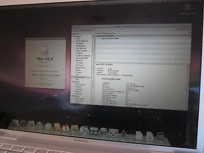 15  2006 Apple MacBook Pro A1211 Core 2 Duo 1GBRAM 120GBHD BADBatt NoCORD WORKS • $59