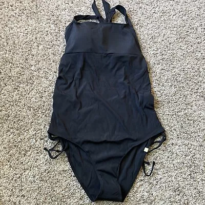 Summersalt Women’s Black Maternity One Piece Swimsuit Size 12 • $55