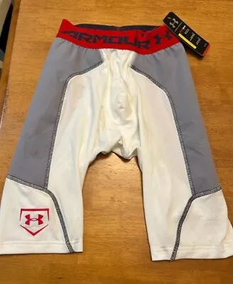 Under Armour Men's Compression Baseball Sliding Shorts Size Small NWT FAST SHIP • $23.95