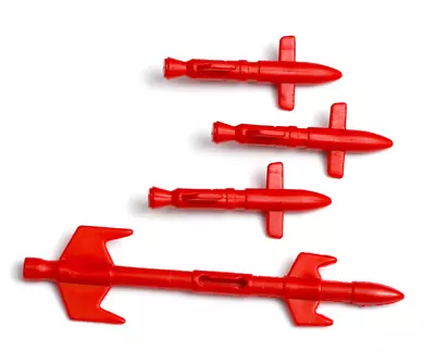 $9 • Buy GI Joe ARAH 1987 Cobra Mamba 3 MINI MISSILES AND 1 ROCKET MISSILE - Genuine Part