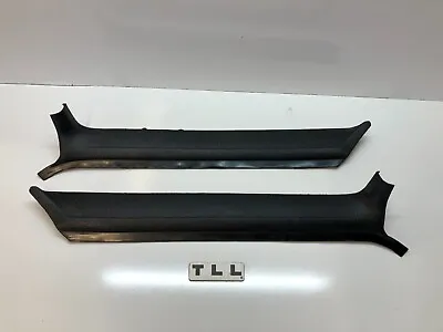 VOLVO 240 SEDAN Left Right Front A Pillar Trim Cover Set Black • $44.99