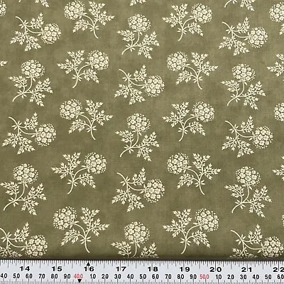 Clover Meadow By Jan Patek Quilts For Moda Green Cotton Fabric By The HALF YARD • $6