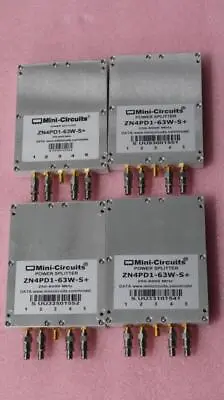 (Lot Of 4) MINI-CIRCUITS ZN4PD1-63W-S+ DC PASS POWER SPLITTER SMA  250 - 6000MHz • $89