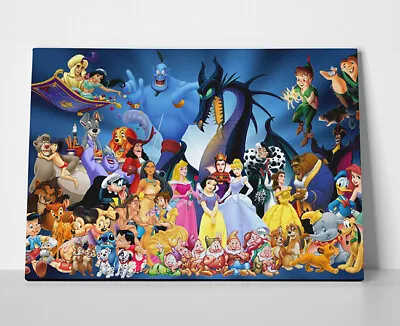 Disney Characters Poster Or Canvas • £192.71