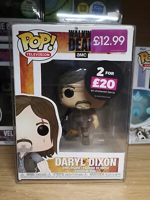 Funko POP! Television AMC The Walking Dead Daryl Dixon #889 W/Pop Protector • £27.95