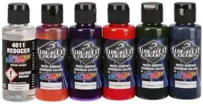 £49.90 • Buy Airbrush Paint - Wicked Fleshtone Set - Steve Driscoll - 6 X 60ml #W111-00