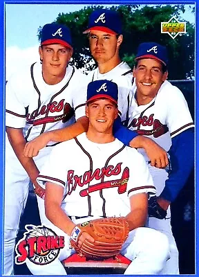 1993 Upper Deck - #472 Greg Maddux Tom Glavine John Smoltz Free Shipping • $2.65